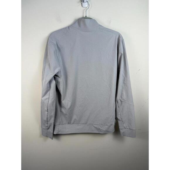 Lululemon Jacket Mens Medium Gray Airing Easy Bomber Full Zip Athleisure - Picture 2 of 6